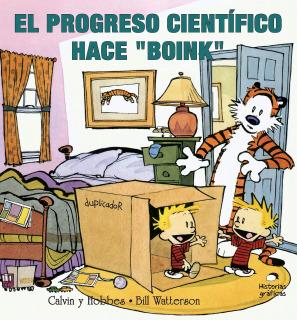 Calvin y Hobbes: El Progreso Científico Hace "Boink"
